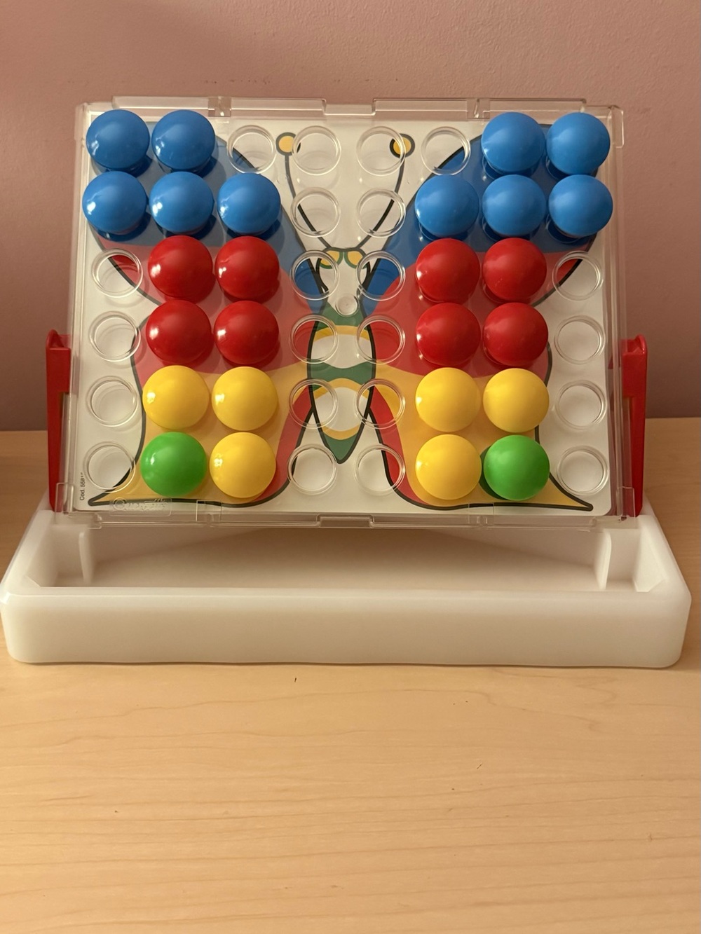 Educational Color Matching Peg Puzzle Game for Kids - Blue/Red/Yellow/Green